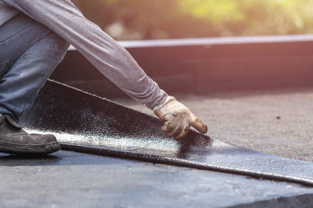 Professional Waterproofing technician working in Hammonton, NJ
